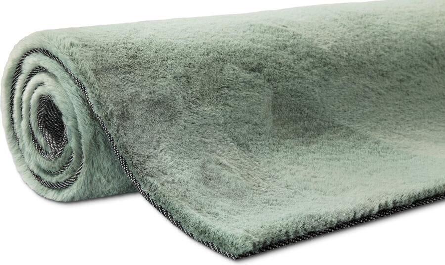 Esprit Alice Hoogpolig vloerkleed Saliegroen 60x90