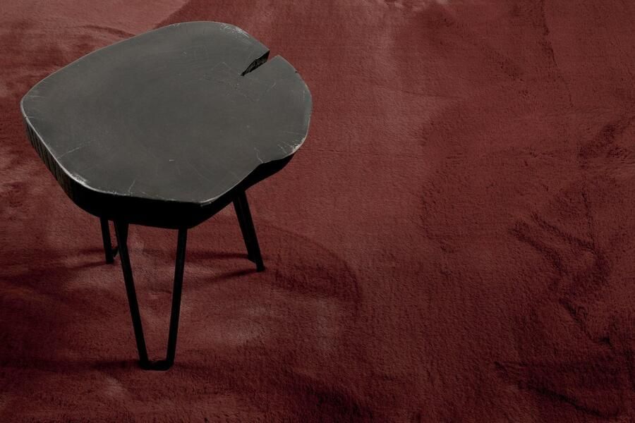 Esprit Alice Hoogpolig vloerkleed 70x140 bordeaux rood