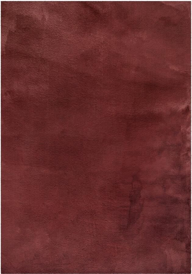 Esprit Alice Hoogpolig vloerkleed 80x150 bordeaux rood