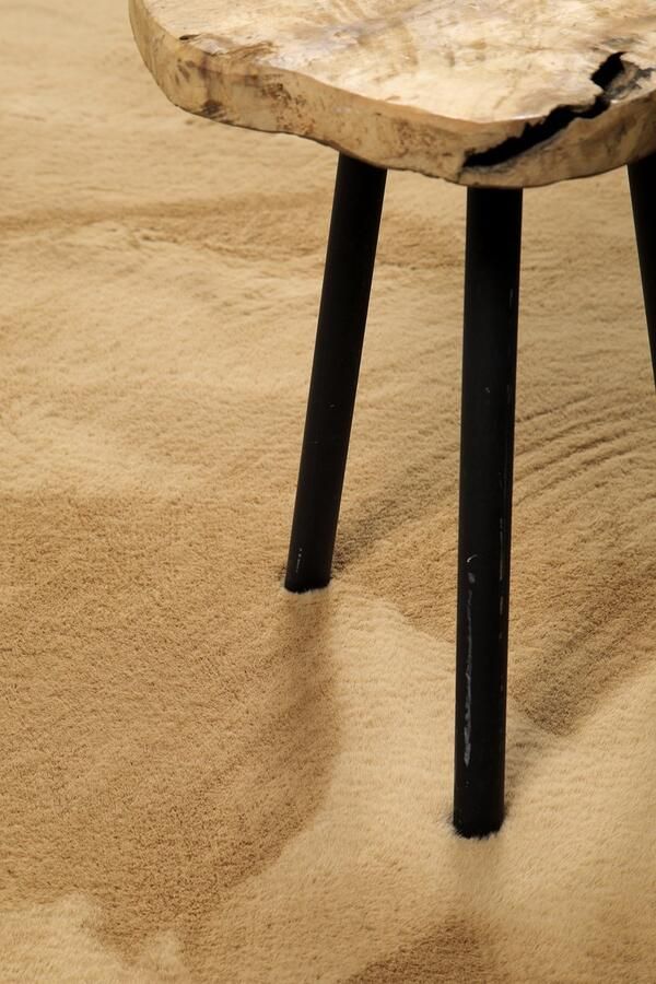 Esprit Alice Hoogpolig vloerkleed 80x150 Karamel beige