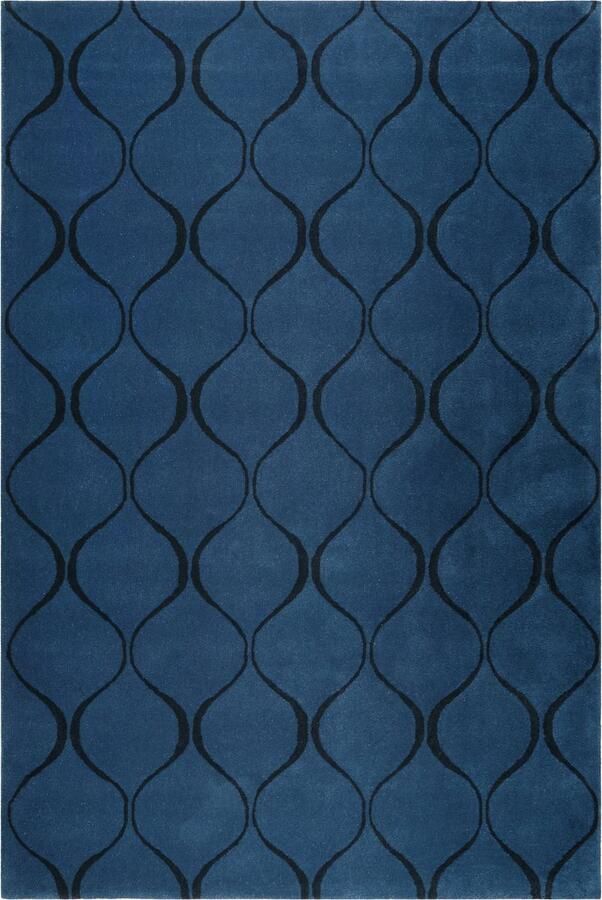 Esprit Aramis Laagpolig vloerkleed blauw 170x240 cm