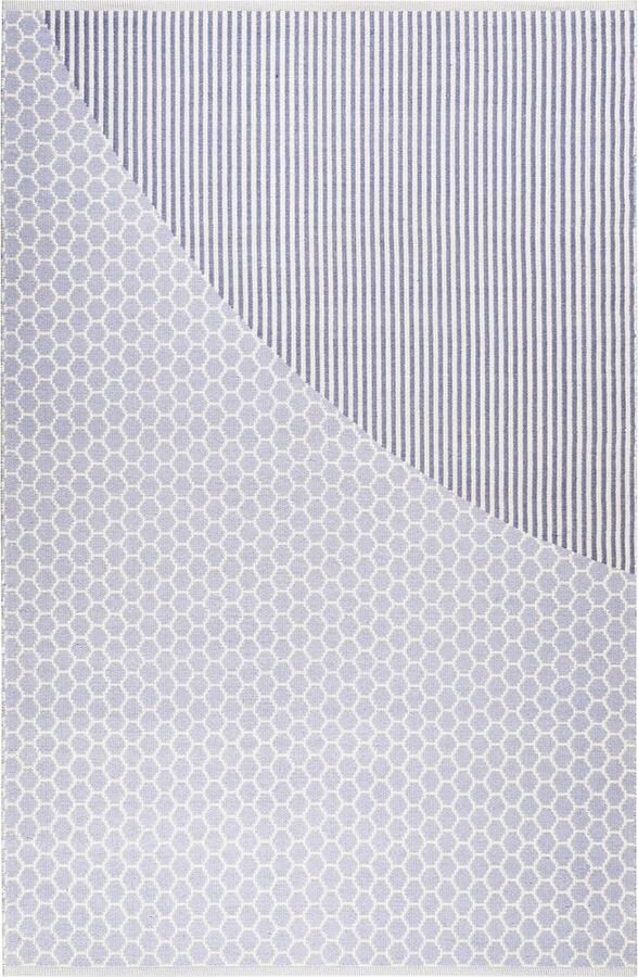 Esprit East Atlanta Kelim vloerkleed 80x150 cm blauw