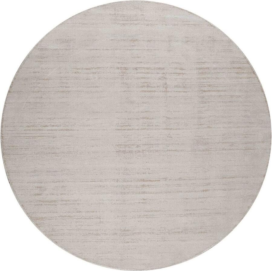 Esprit Gil Laagpolig vloerkleed 200 cm rond crème beige