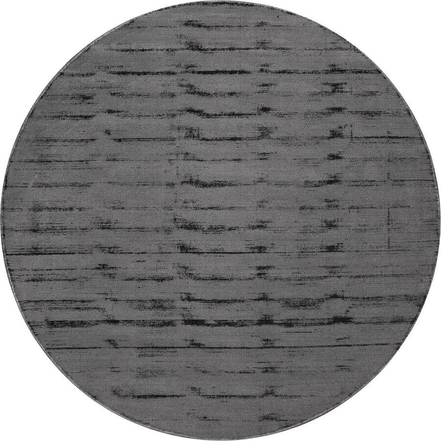 Esprit Gil Laagpolig vloerkleed 200 cm rond grijs