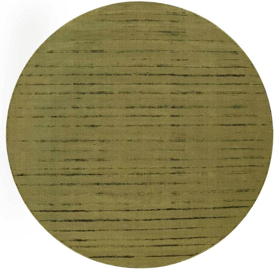 Esprit Gil Laagpolig vloerkleed 200 cm rond groente