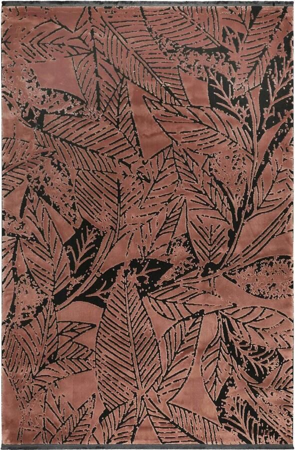 Esprit Inga Laagpolig vloerkleed cognacbruin 120x170