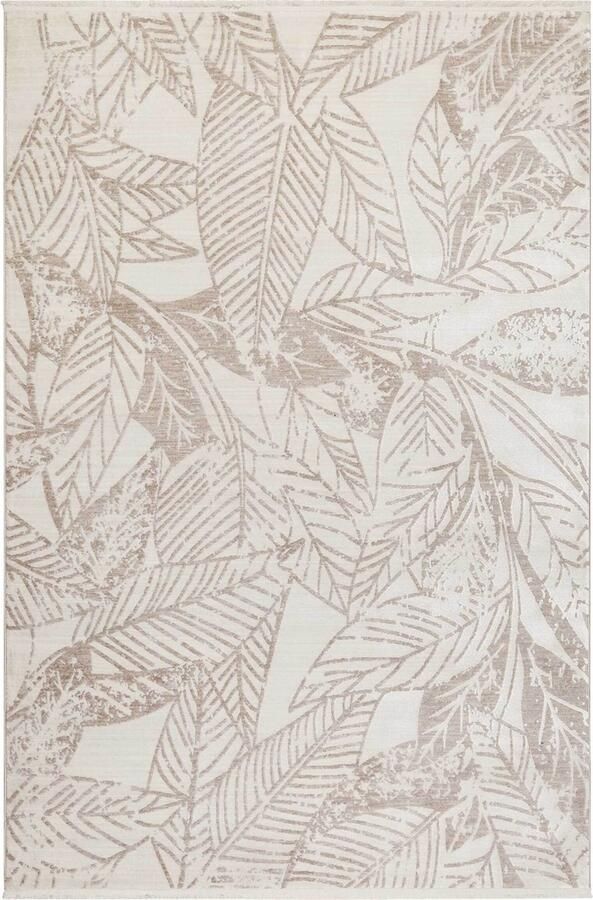 Esprit Inga Laagpolig vloerkleed crème beige 160x225