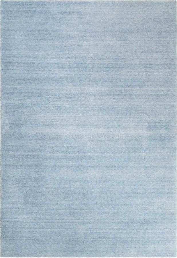 Esprit #loft Hoogpolig vloerkleed 70x140 cm Lichtblauw gemêleerd