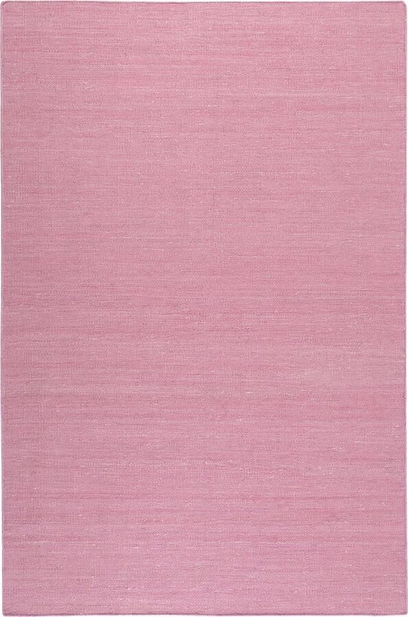 Esprit Rainbow Kelim Laagpolig vloerkleed rosé 200x290 cm