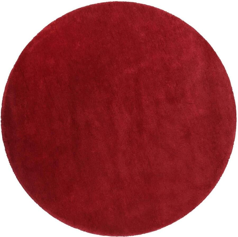 Esprit #relaxx Hoogpolig vloerkleed 200 x 200 cm rond rood