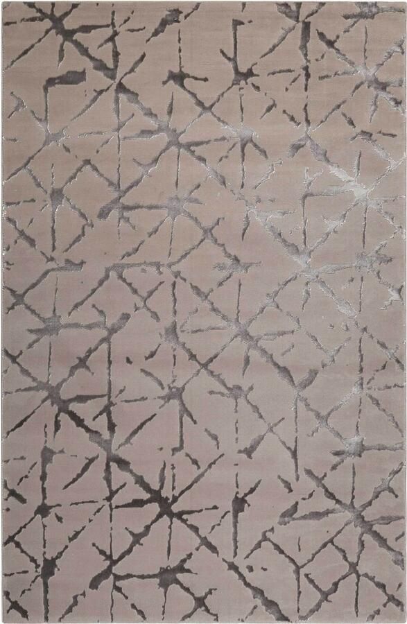 Esprit Solveig Laagpolig vloerkleed 80x150 lichtgrijs zilvergrijs