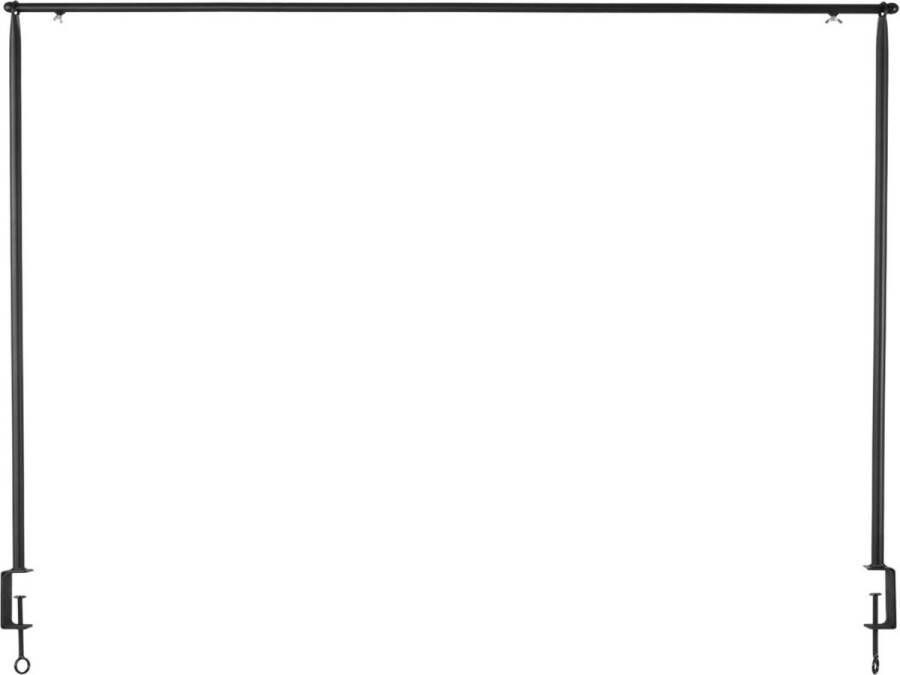 Esschert Design Tafeldecoratieklem zwart hoogte 110cm breedte verstelbaar van 117 210cm