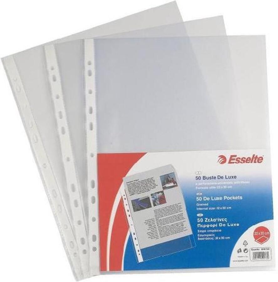 Esselte De Luxe sheet protector A4 100 stuk(s)
