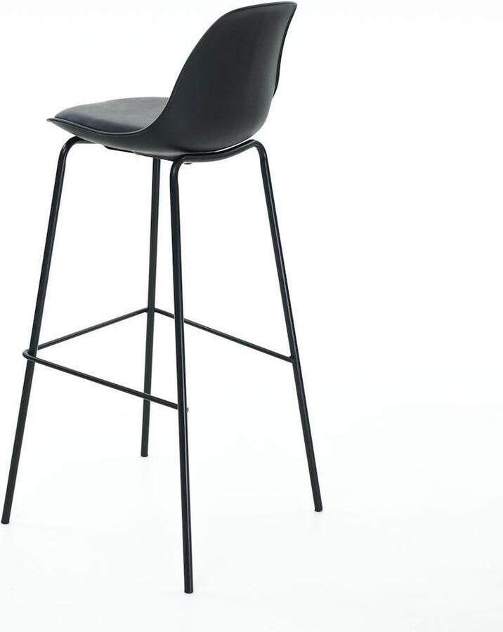 Essence Ferro barkruk zwart onderstel 75 cm