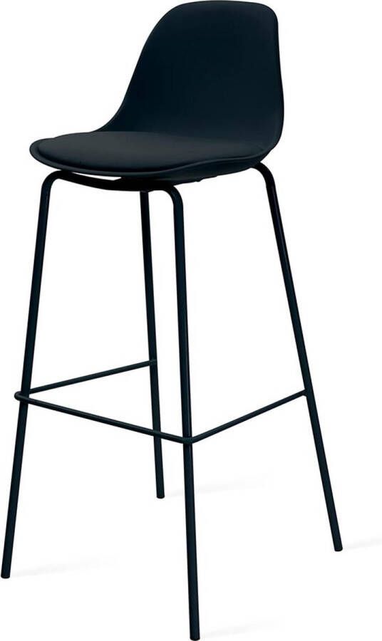 Essence Ferro barkruk zwart onderstel 75 cm - Foto 2