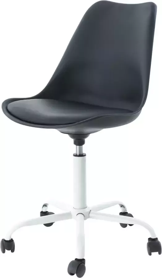 Essence Kontar bureaustoel zwart wit onderstel - Foto 1