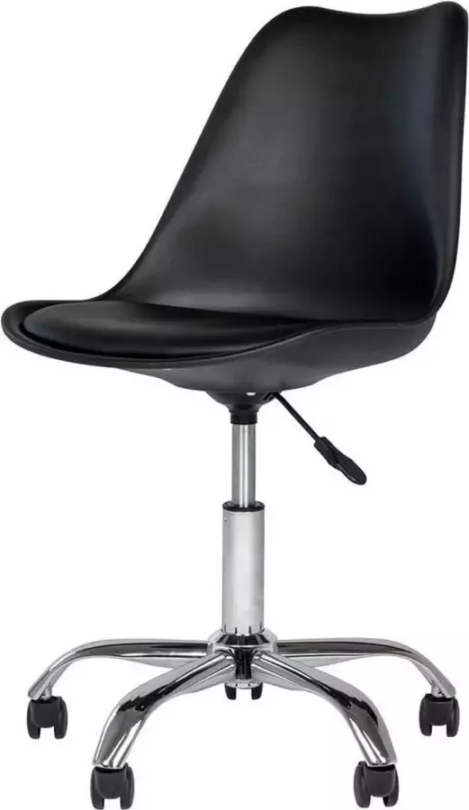 Essence Mieke bureaustoel zwart met zitkussen