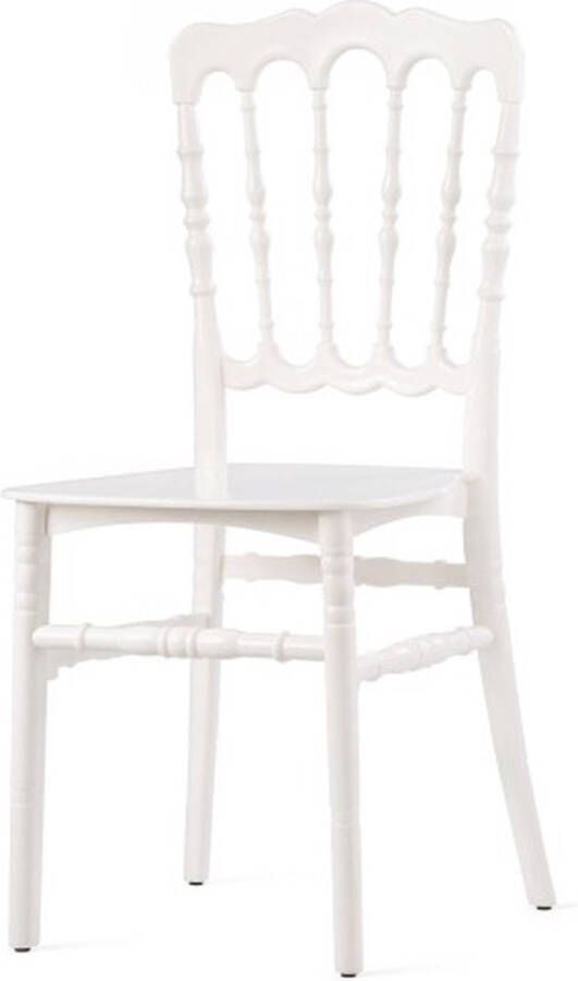 Huismerk Essentials stapelstoel Napoleon white set van 8 Polypropylene 41x43x89 5cm (LxBxH) niet fragiel - Foto 2