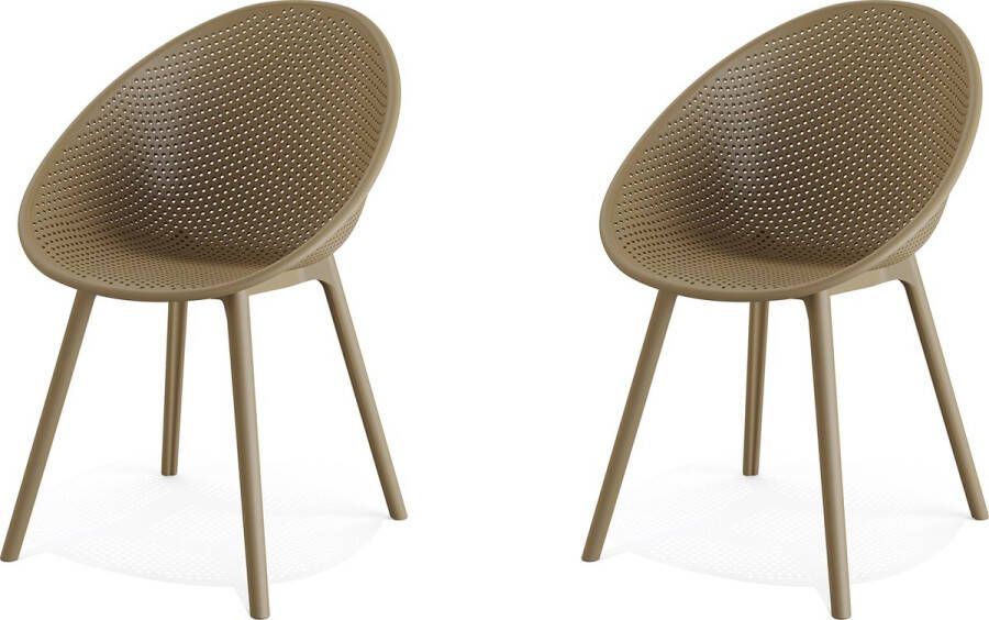 Essentials Qosy outdoor stoel zand SET VAN 2 - Foto 2