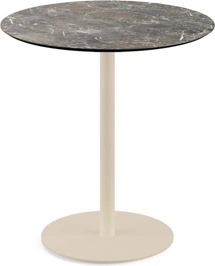 Essentials Urban Terrastafel Zand Frame + Galaxy Marble HPL 70 cm 130031570