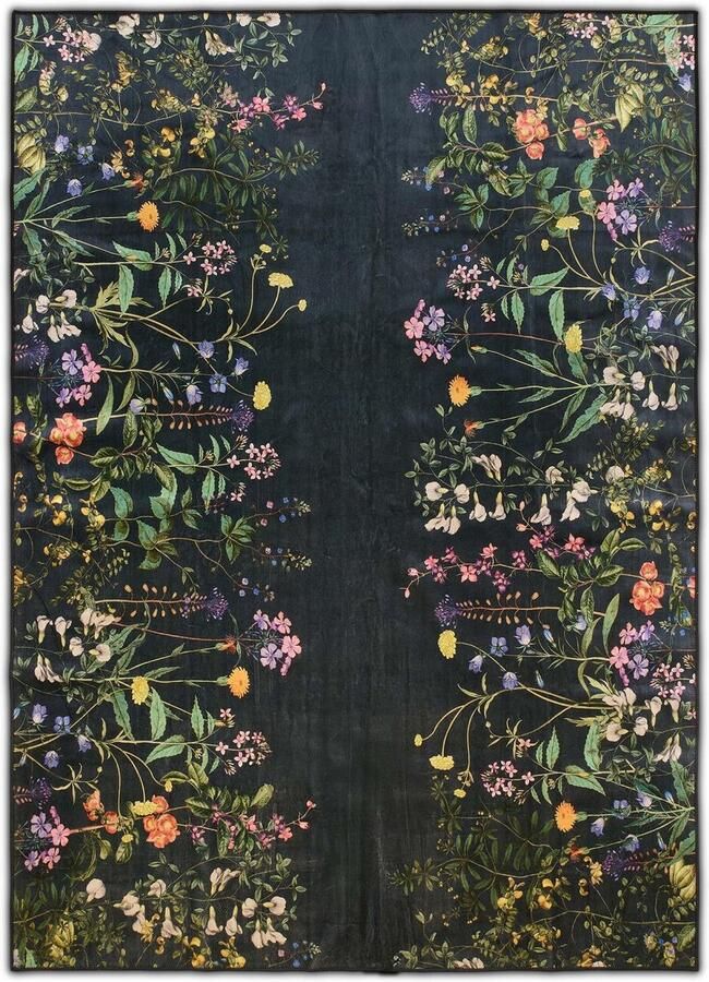 Essenza Augustina Vloerkleed Antraciet 120x180 cm