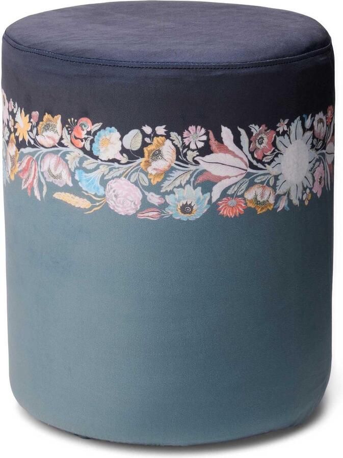 Essenza Veroniq Poef Balsam green Ø 40 cm