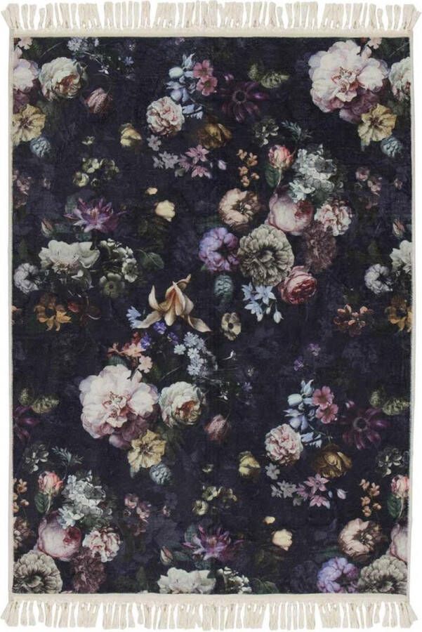 Essenza Fleur Vloerkleed Nightblue 120x180 cm