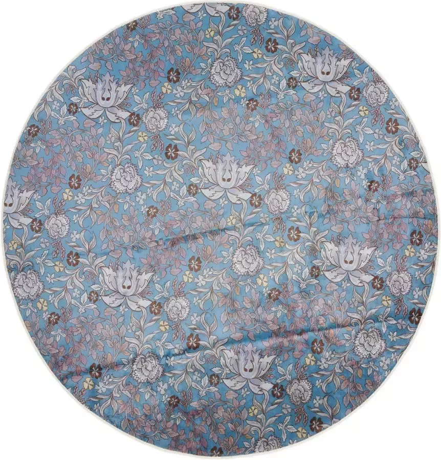 Essenza Ophelia Vloerkleed Rond Midnight swim Ø 180 cm