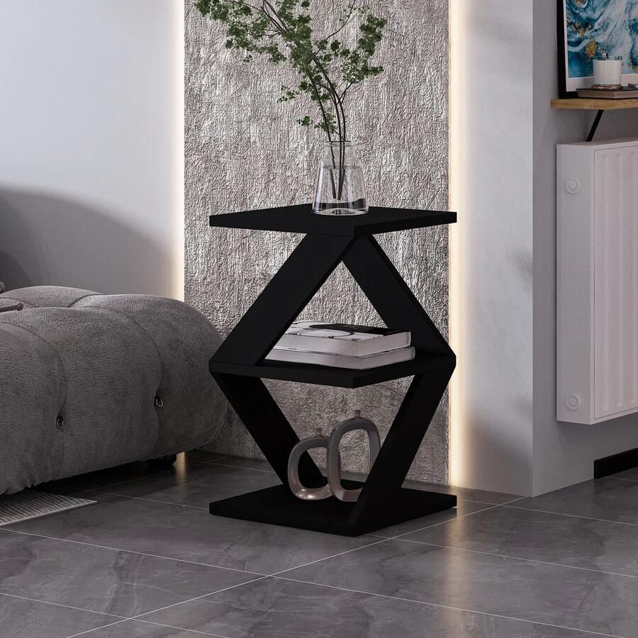 ESTE Home Bijzettafel 54 cm – Modern Design – Meerdere Kleuren – Compact & Stijlvol – Vierkant Tafeltje