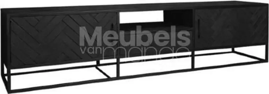 Estilosa Recife Tv-meubel zwart 180cm