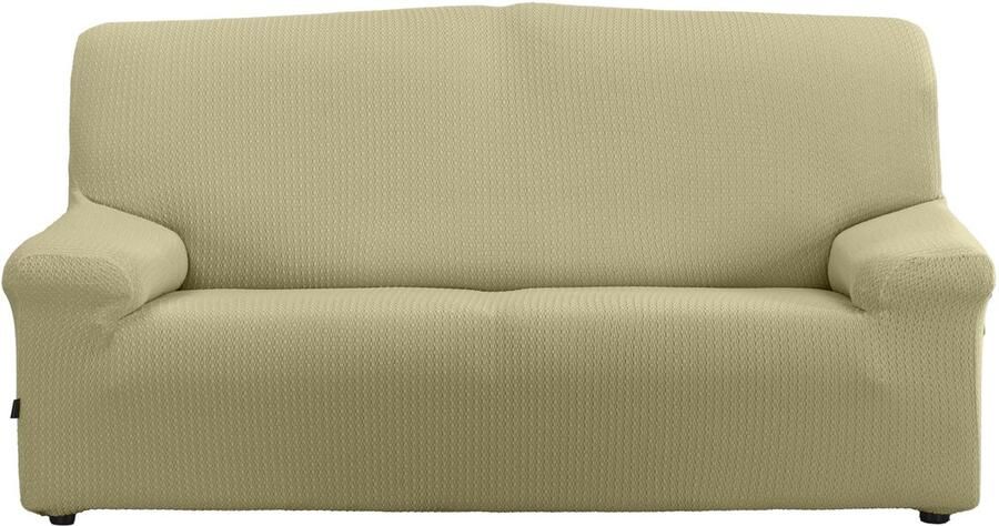 Estoralis Sumatra Superelastische bankhoes Maximaal aanpassingsvermogen Kleur C 02 Crème Hoes 1-zitsbank maat van 70 tot 110 cm. Aanpasbaar aan alle soorten fauteuils