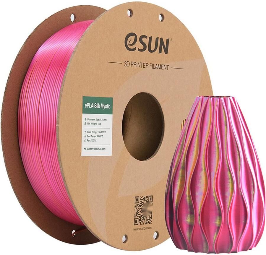 ESUN ePLA-Silk-Mystic Goud rood groen Gold red green 1kg 1.75mm 3D printer filament