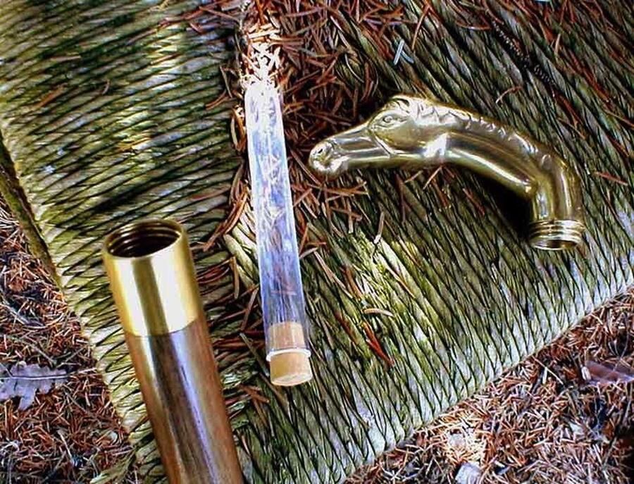 ETW 1 wandelstok met paardenhoofd