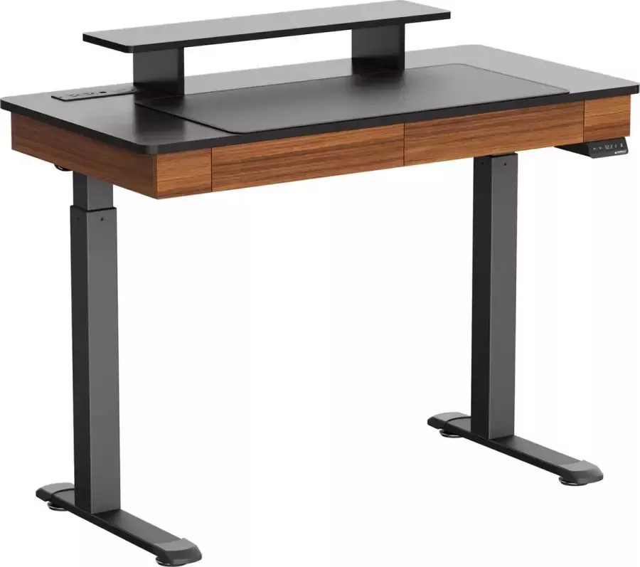 Eureka Ergonomic I47 Twee lades Elektrisch zit sta bureau Ingebouwd oplaadstation voor telefoon en andere apparaten