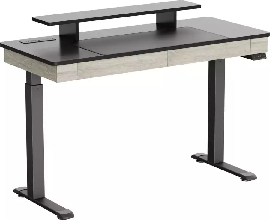 Eureka Ergonomic I55 Twee lades Elektrisch zit sta bureau Ingebouwd oplaadstation voor telefoon en andere apparaten