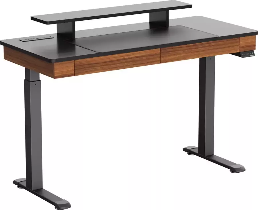 Eureka Ergonomic I55 Twee lades Elektrisch zit sta bureau Ingebouwd oplaadstation voor telefoon en andere apparaten