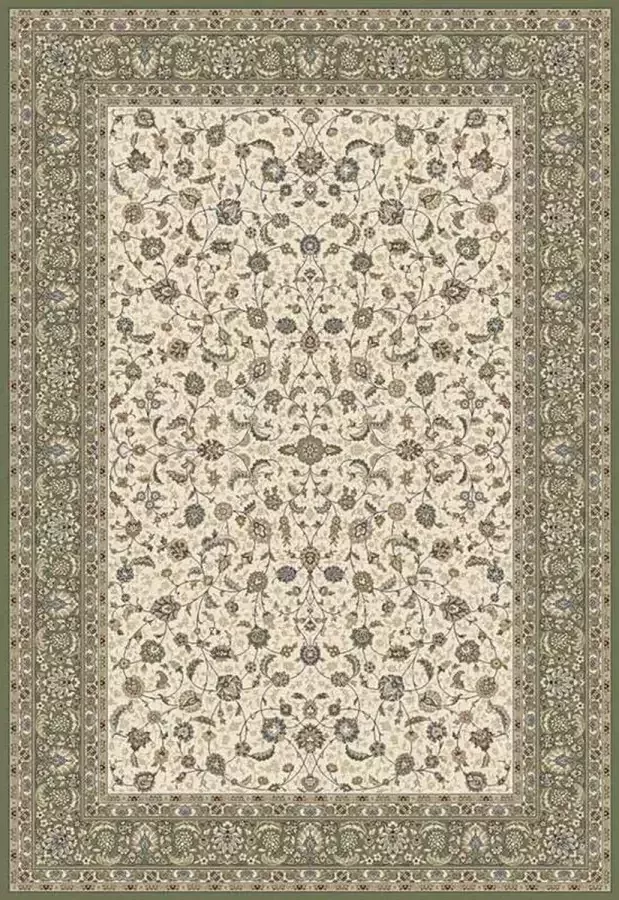 Rugsman Classico 057.0221.6444 Vloerkleed 200 x 290 cm Ivory Rectangular Runner Polypropylene Dining room Living room Floral Classic