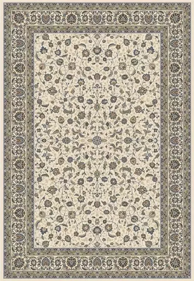 Rugsman Classico 057.0221.6464 Vloerkleed 160 x 230 cm Ivory Rectangular Polypropylene Dining room Living room Floral Classic