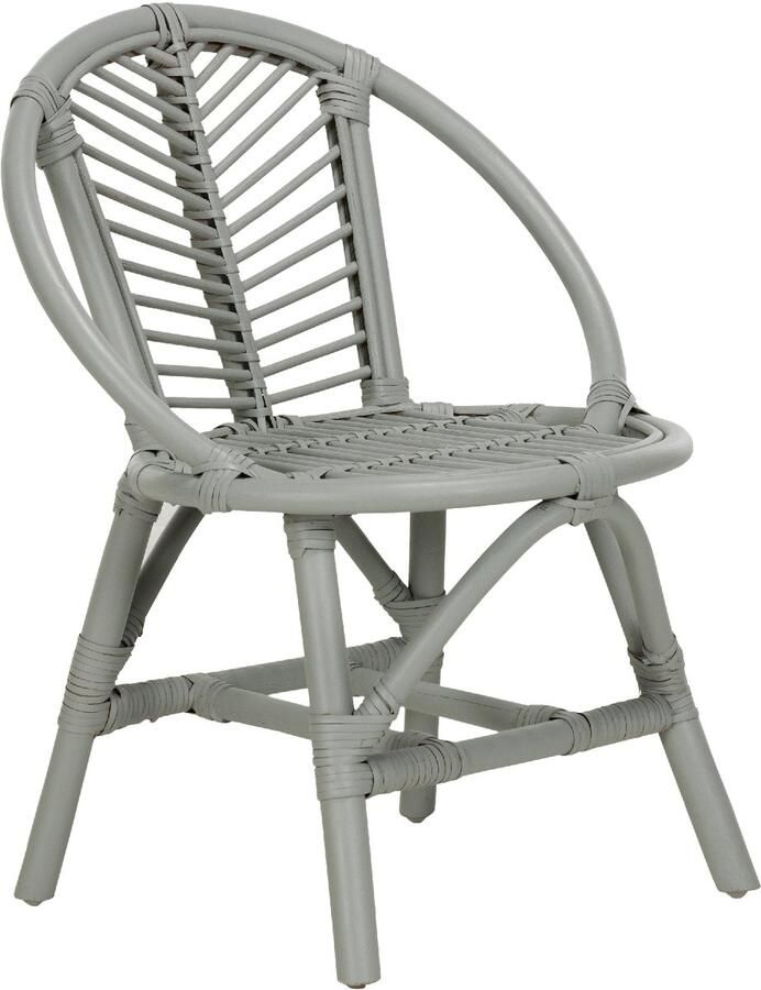 Europe Baby Julia Kinderstoel Rotan Grijs