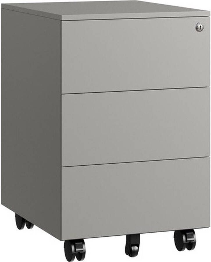 Euroseats Ergofy Ladeblok met 3 gelijke lades grijs