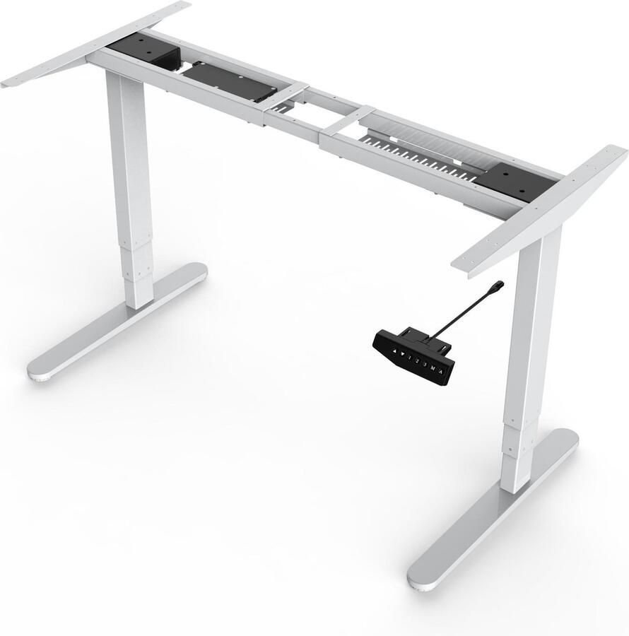 Euroseats Zit sta Elektrisch bureau onderstel wit Deluxe