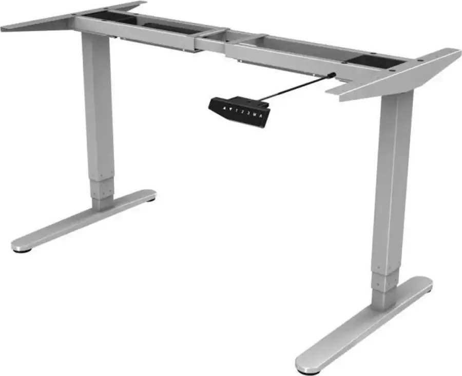 Euroseats Verstelbaar Elektrisch Zit Sta bureau onderstel Deluxe grijs