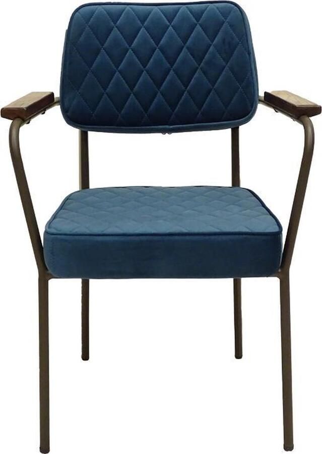 Eurosit Retro Eetkamerstoel 12905 Velvet Petrol