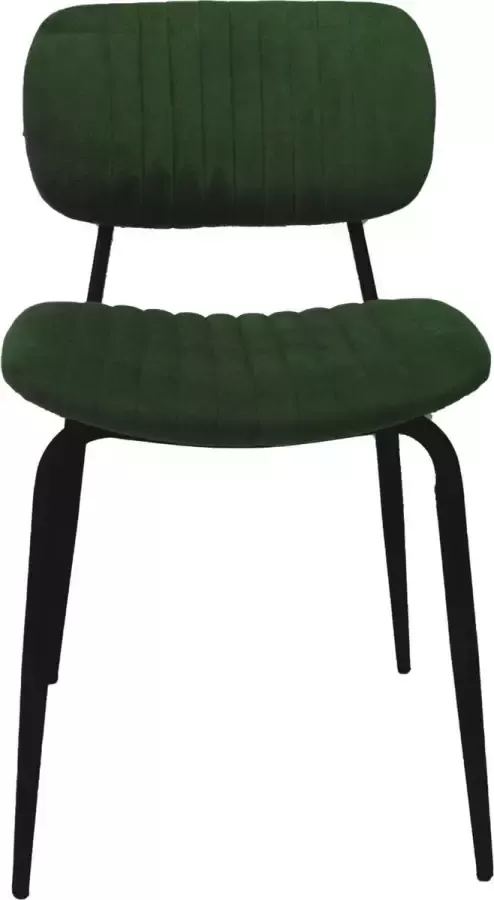 Eurosit school eetkamerstoel 14191 velvet vintage green