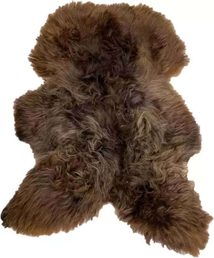 Euroskins Schapenvacht Vloerkleed Bruin 119x85cm Florile