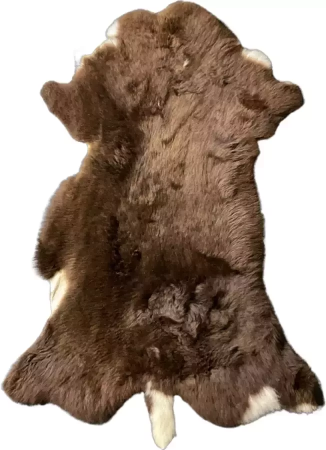 Euroskins Schapenvacht Vloerkleed Bruin 133x85cm Isla