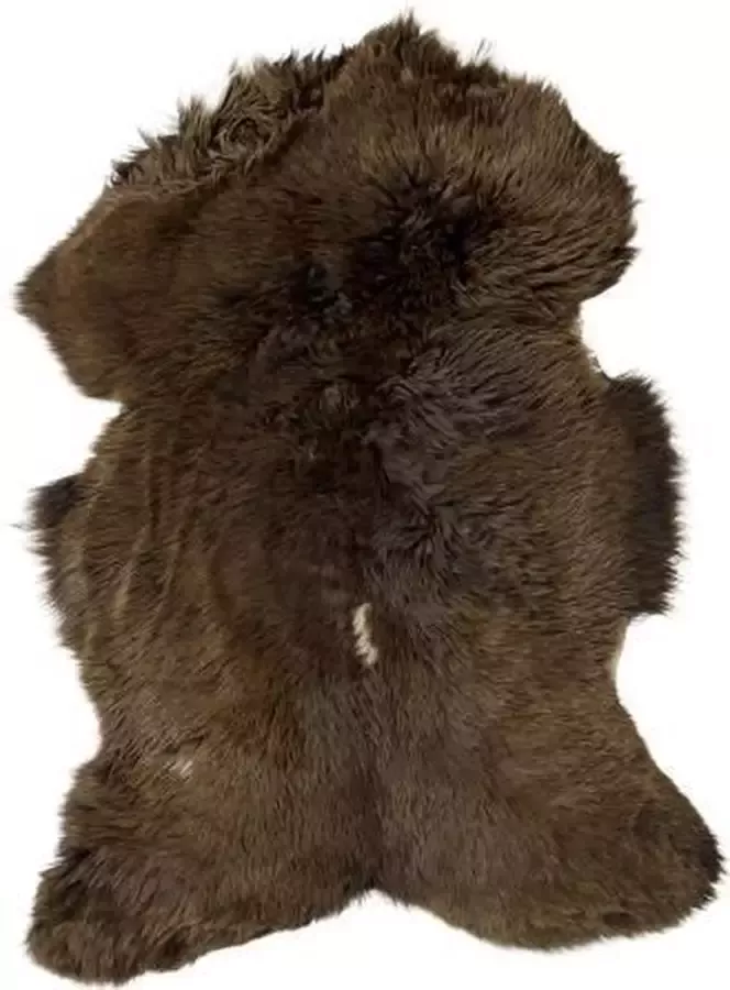 Euroskins Schapenvacht Vloerkleed Bruin Grijs 102x74 cm Favor