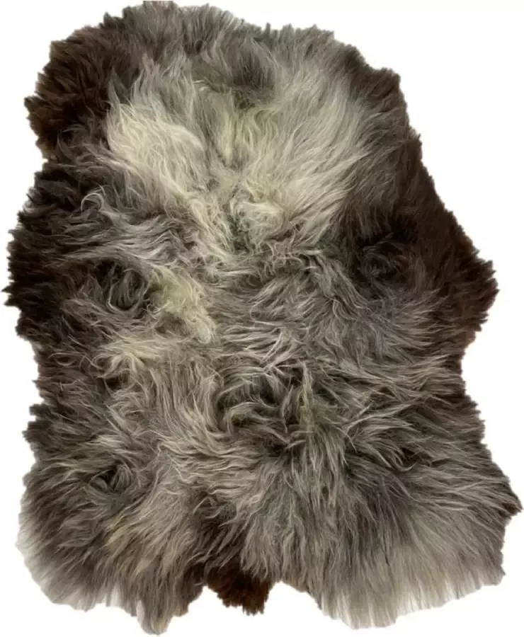 Euroskins Schapenvacht Vloerkleed Bruin Grijs 113x85cm Anais