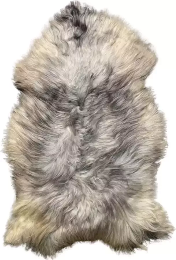 Euroskins Schapenvacht Vloerkleed Grijs 121x73cm knowy