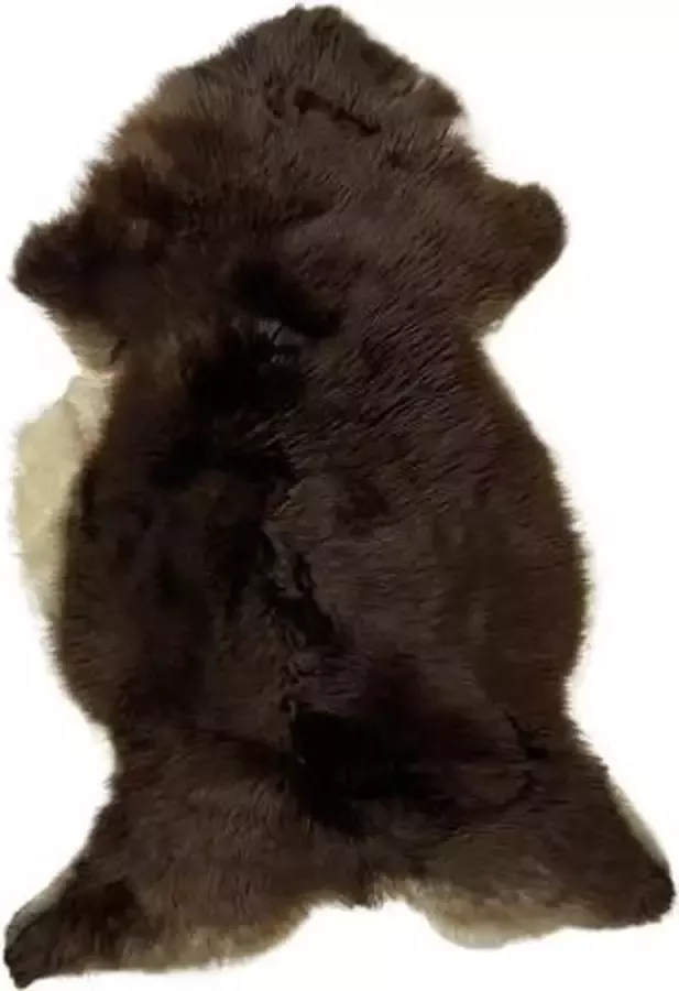 Euroskins Schapenvacht Vloerkleed Grijs Bruin Wit 109x76 cm Severine